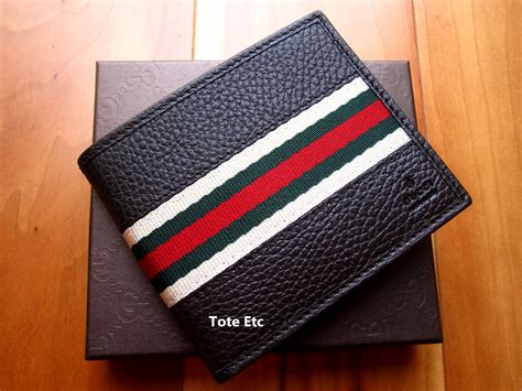 gucci mens wallet used|gucci trifold wallet for men.